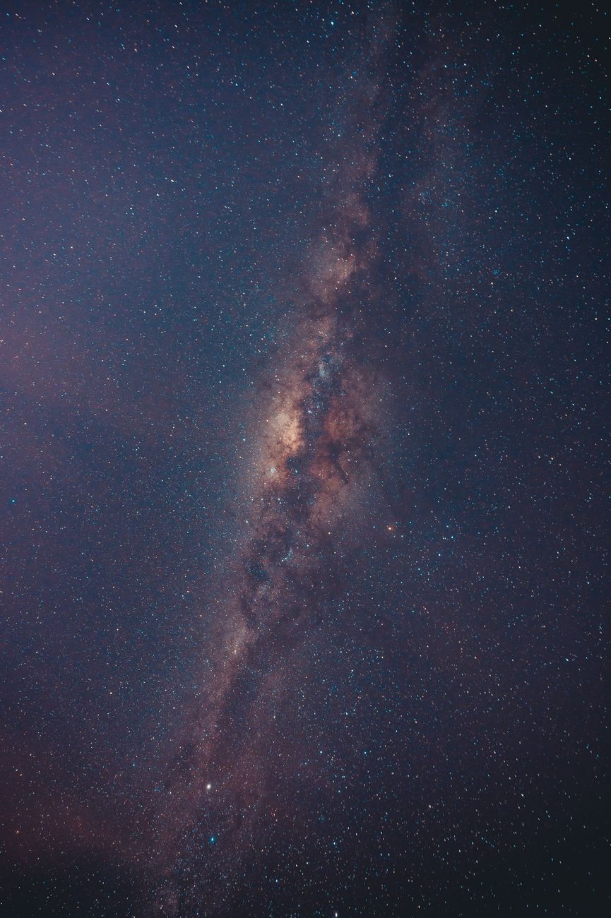 night sky with stars and milky way