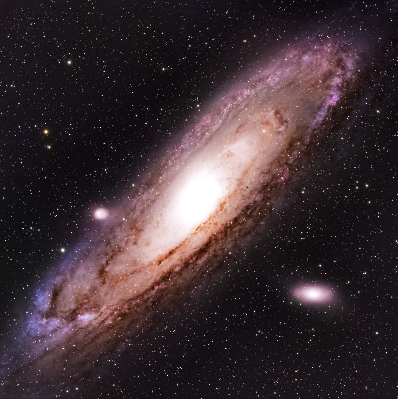 milky way in space